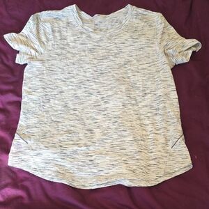 Lululemon Athletica Heathered Gray Short Sleeve Tee